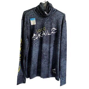 Loco Skailz Men's Gaiter Neck Tournament Performance Top Men's Large NEW